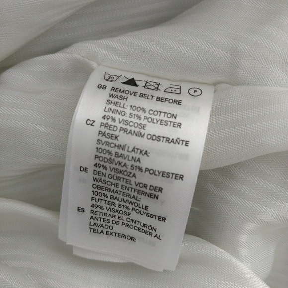 NWT h&m strapless chambray dress - Picture 5 of 5